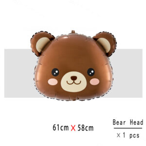 new instagram worthy cartoon jungle animal aluminum foil balloons