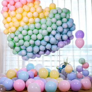 macaron balloons, round latex balloons