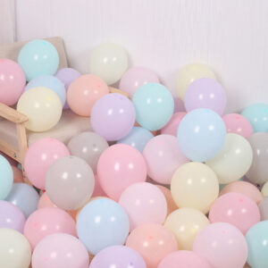 macaron balloons, round latex balloons