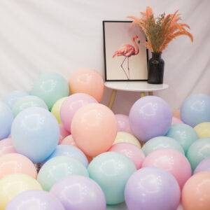 macaron balloons, round latex balloons