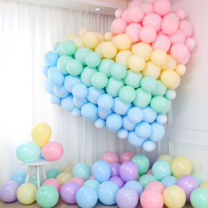 macaron balloons, round latex balloons