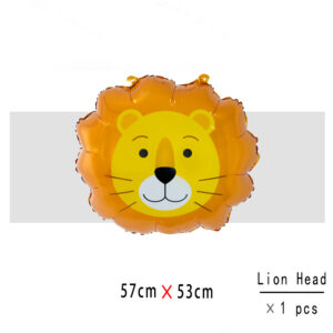 new instagram worthy cartoon jungle animal aluminum foil balloons